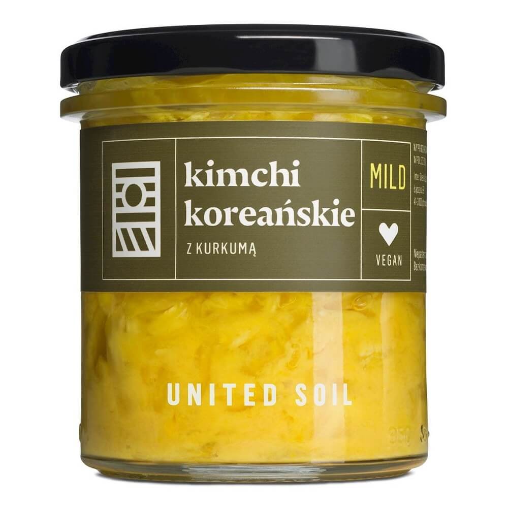 Kimchi coréen à la racine de curcuma BIO 290 g - UNITED SOIL