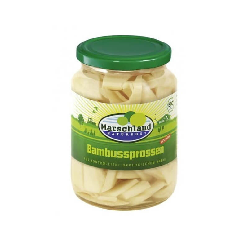 Lanières de pousses de bambou en saumure BIO 350 g - MARESL NATURKOST