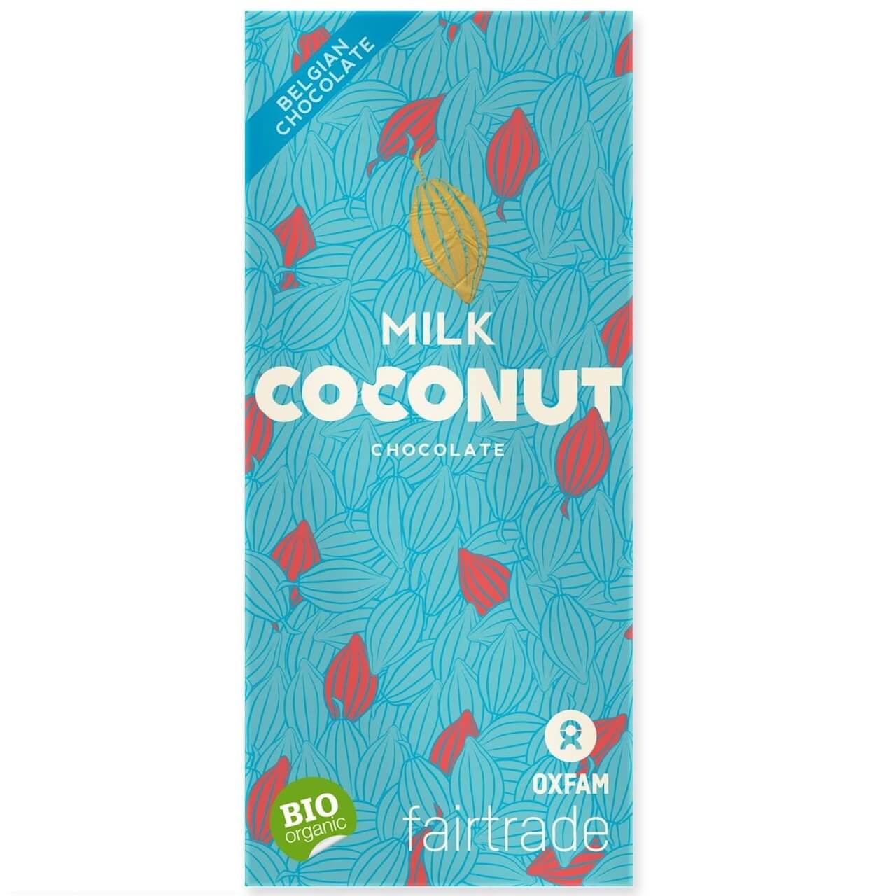 Chocolat au lait équitable aux flocons de noix de coco BIO 100 g - OXFAM