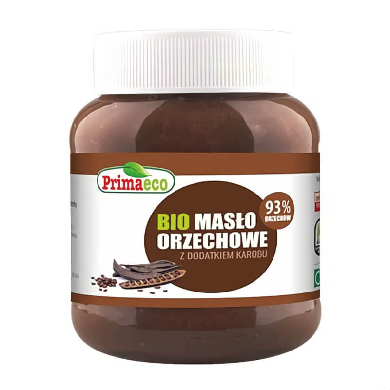 Crème de cacahuètes à la caroube BIO 340 g - PRIMAECO