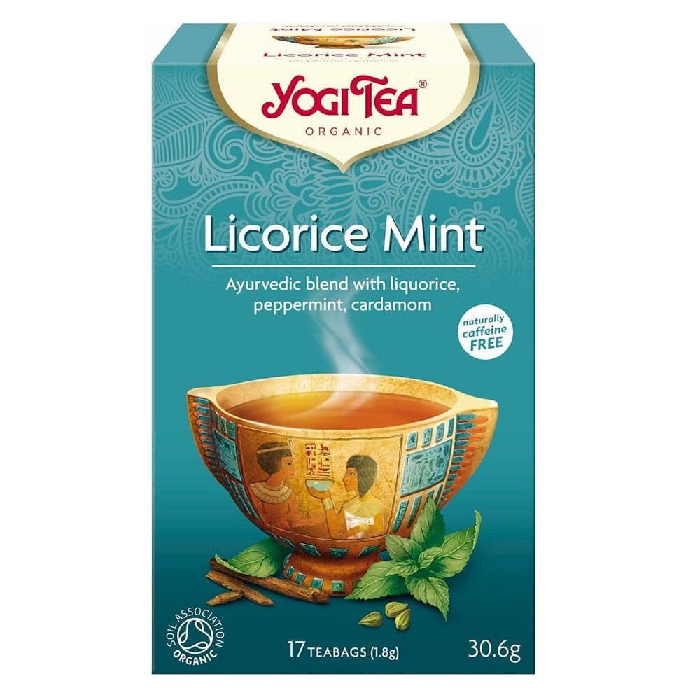 Thé à la menthe à la réglisse (menthe réglisse) BIO (17 x 18 g) 306 g - YOGI TEA