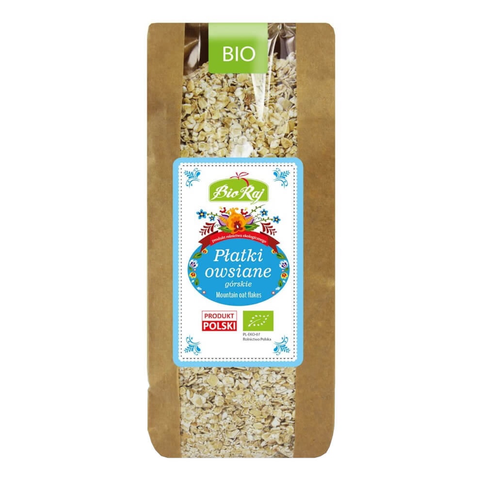 Flocons d'avoine de montagne BIO 350 g - BIO RAJ