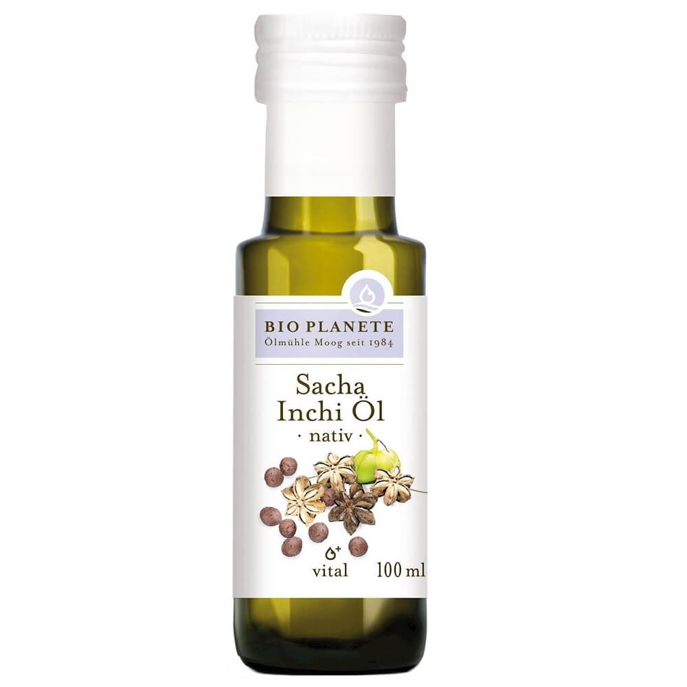 Huile vierge de pépins de sacha inchi pressée à froid BIO 100 ml - BIO PLANETE
