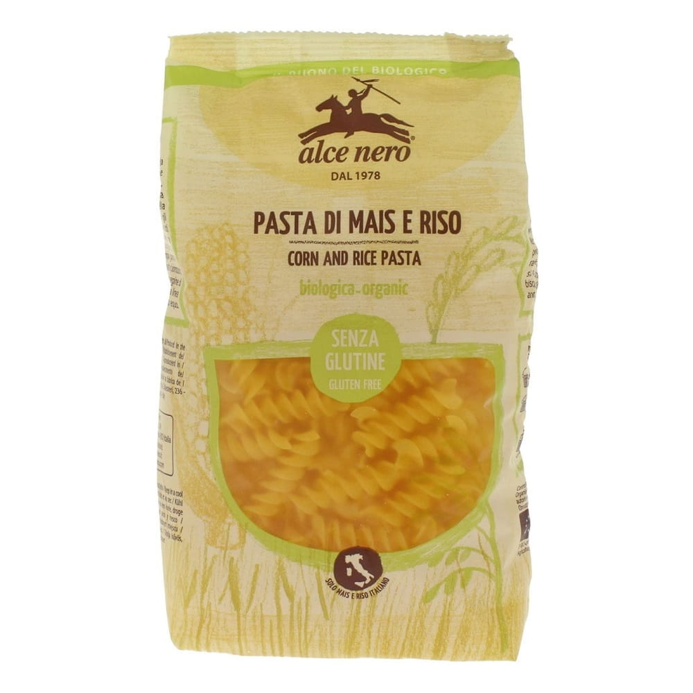 Pâtes (maïs - riz) fusilli sans gluten BIO 250 g - ALCE NERO