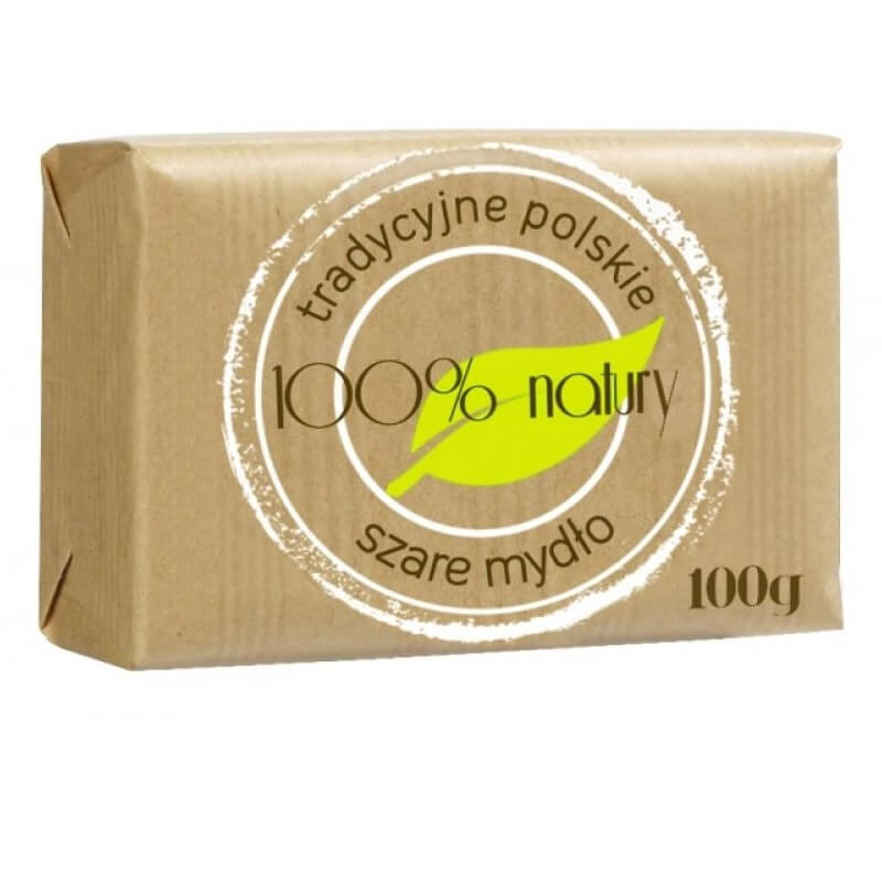 Savon gris polonais traditionnel, sans odeur 190g COULEUR