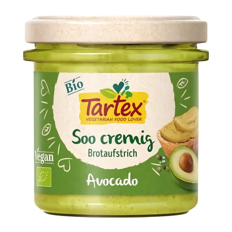 Pâte de crème d'avocat sans gluten BIO 140 g - TARTEX