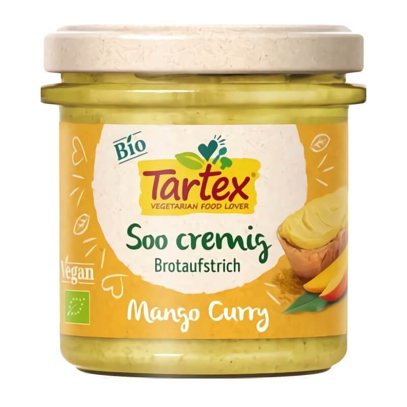 Pâte de crème à la mangue et au curry sans gluten BIO 140 g - TARTEX
