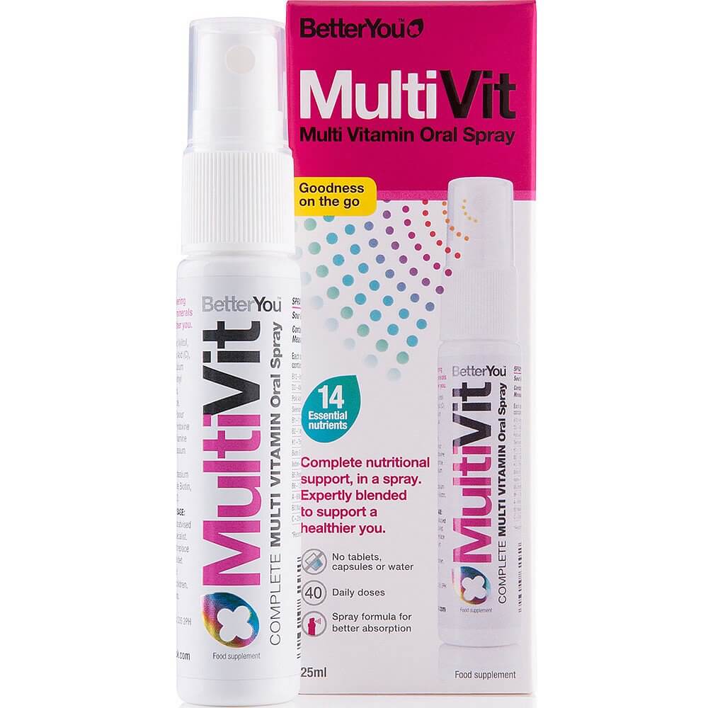 Spray multivitaminé multivit 25ml multivit BETTERYOU
