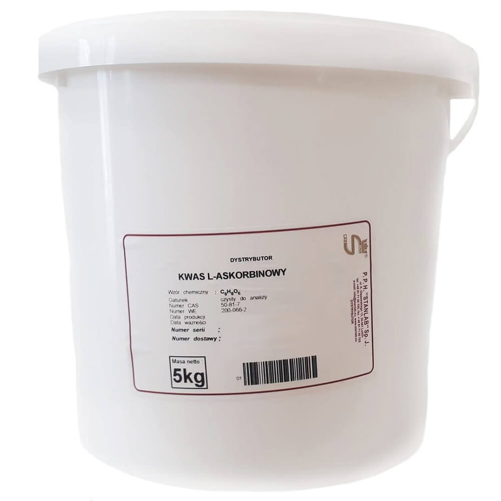 Acide L - Vitamine C Ascorbique Quantité 5 kg STANLAB