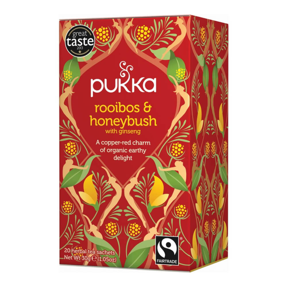 Thé Rooibos & Honeybush BIO 20 sachets PUKKA
