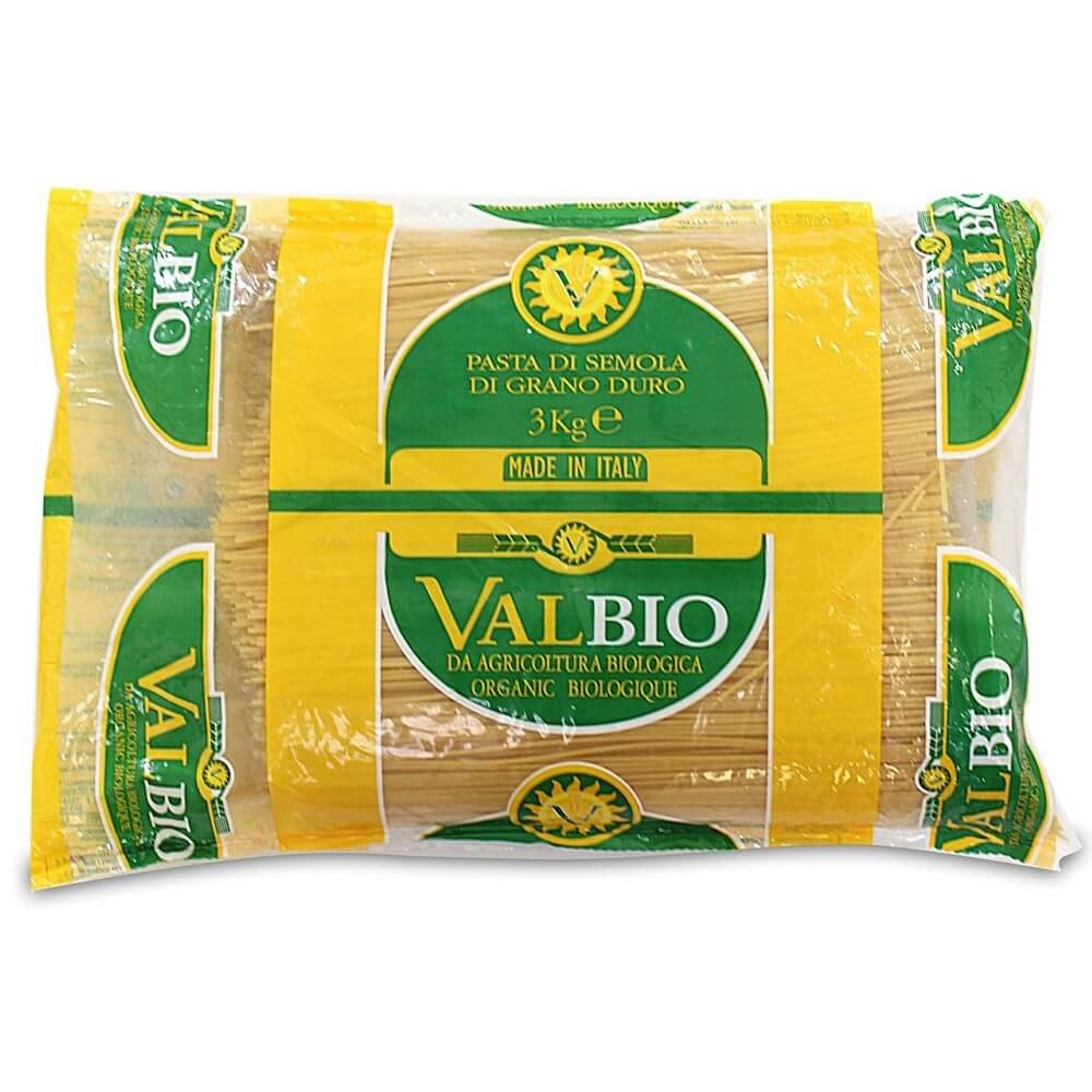 Pâtes (semoule) spaghetti BIO 3 kg - HORECA (val bio)