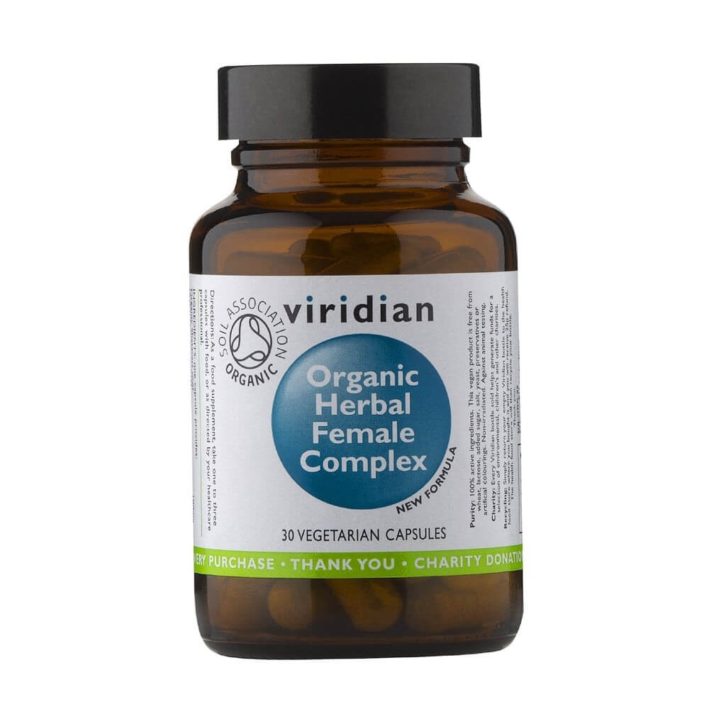Complexe famale à base de plantes bio pour femme 30 gélules VIRIDIAN