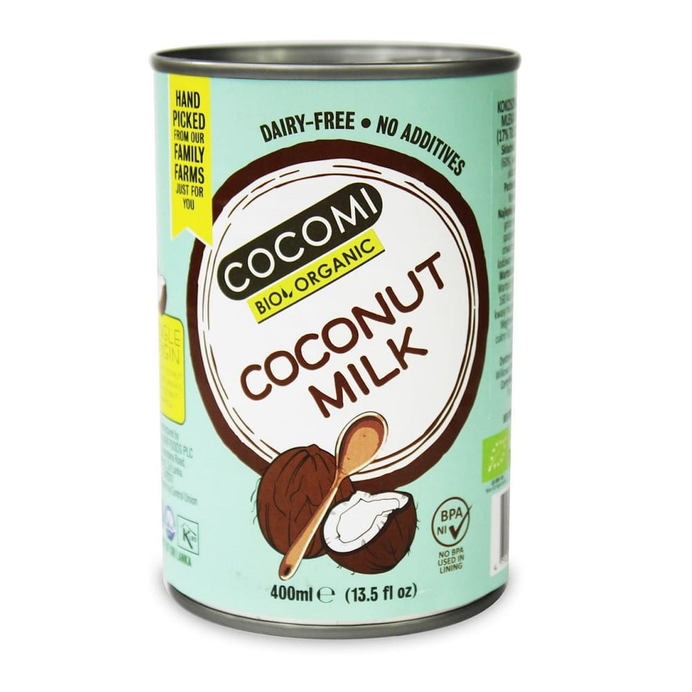 Alternative de noix de coco au lait en conserve (17% de matière grasse) BIO 400 ml - COCOMI