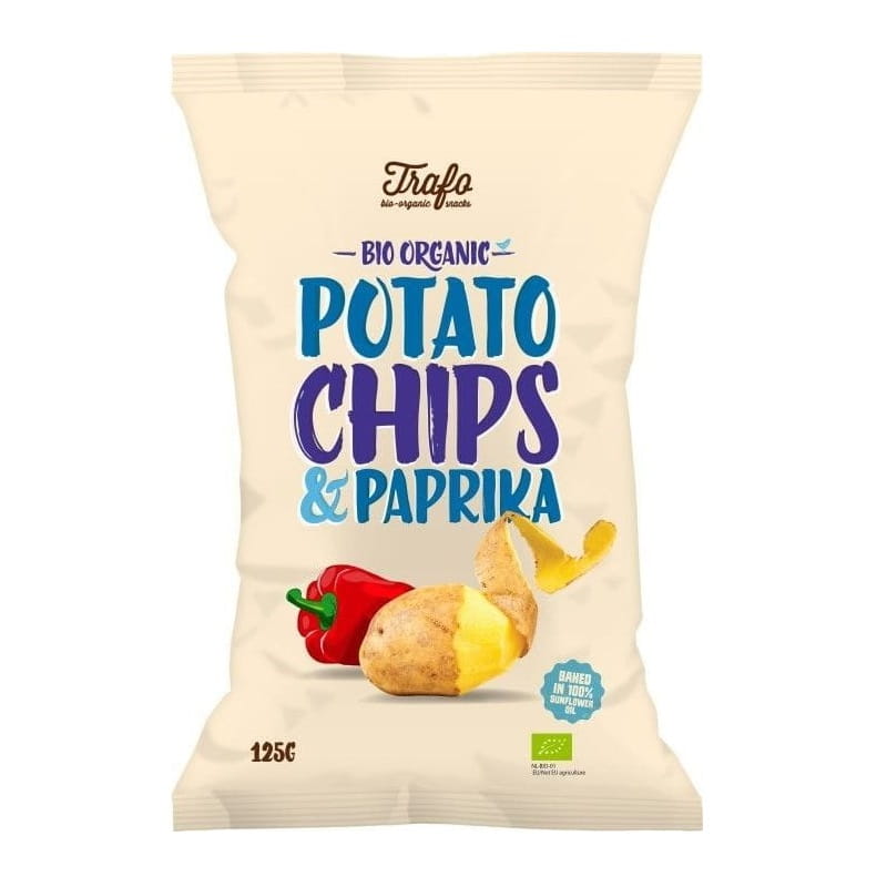 Chips de pommes de terre saveur poivre BIO 125 g - TRAFO