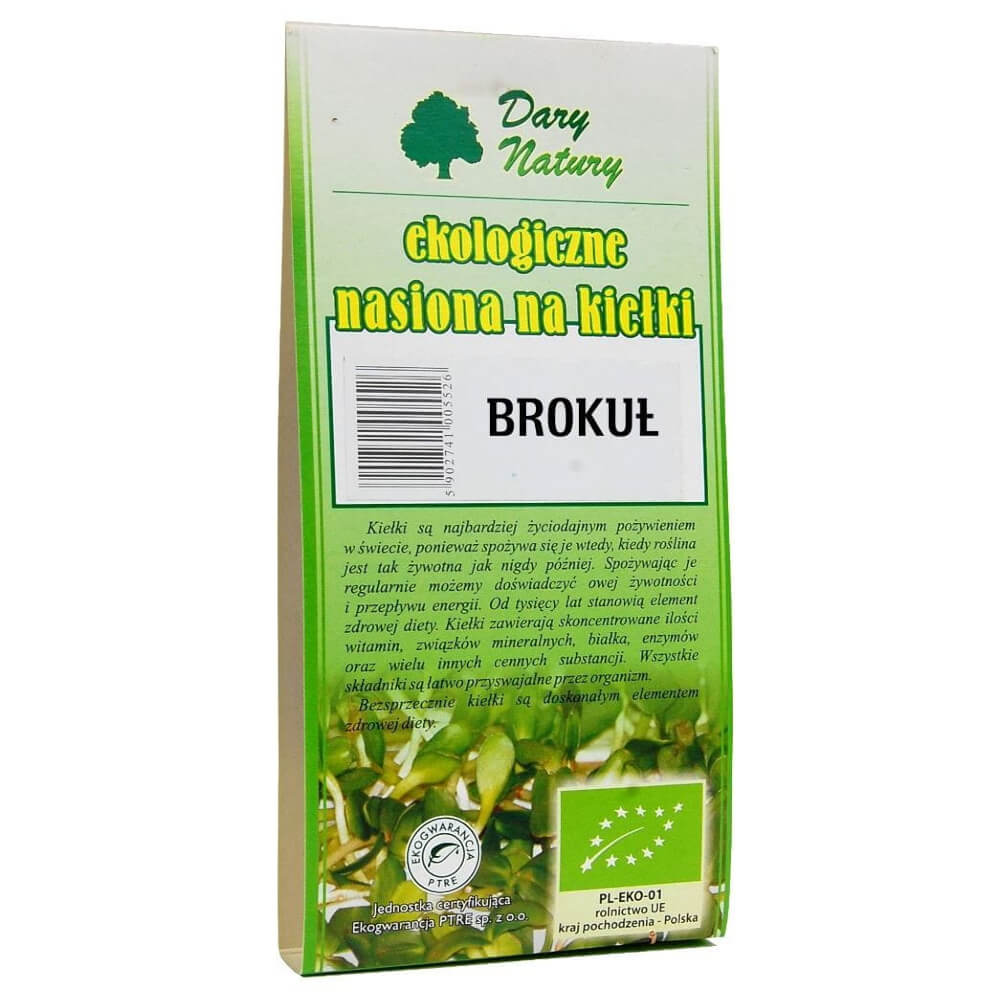 Graines de brocoli BIO à germer 30 g - CADEAUX DE LA NATURE