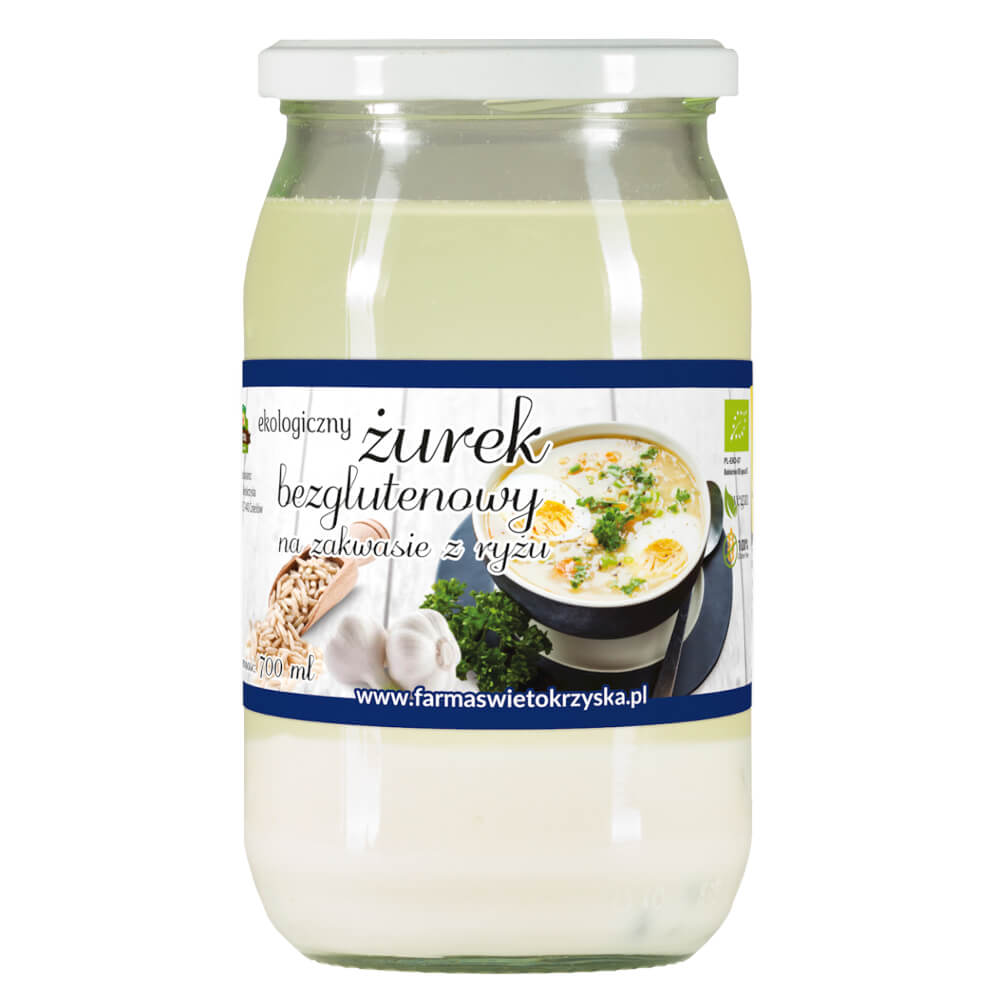 Soupe au levain avec riz BIO 700 ml - FARMA ŚWIĘTOKRZYSKA