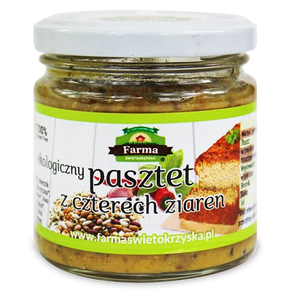 Pâté aux quatre céréales sans gluten BIO 170 g - FARMA ŚWIĘTOKRZYSKA