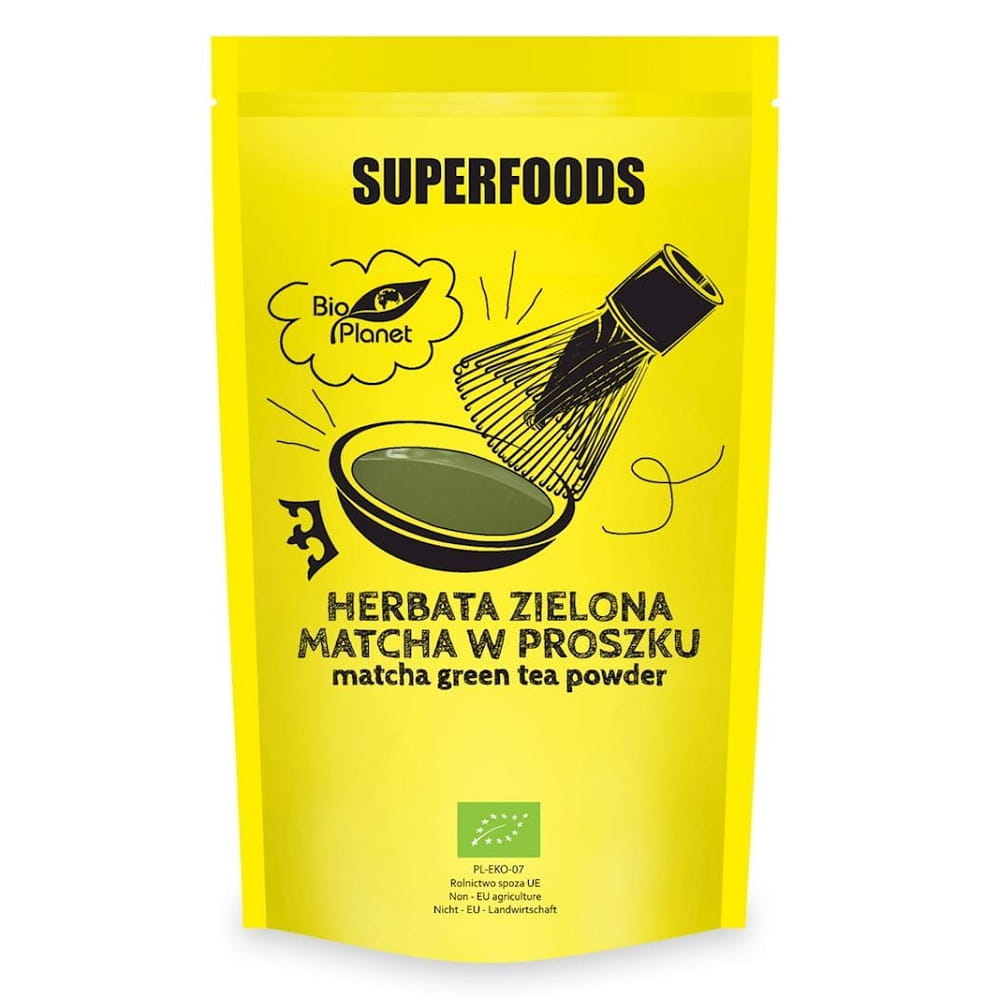 Thé vert matcha en poudre BIO 100 g - BIO PLANET