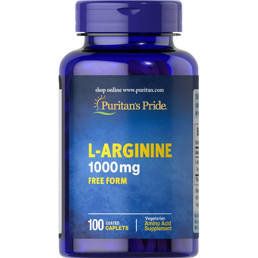 L-arginine 1000mg 100 comprimés PURITAN'S PRIDE