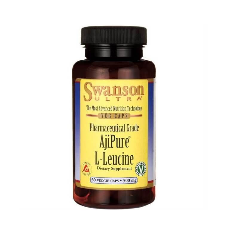 L-leucine ajipure L-leucine 500mg 60 gélules de SWANSON