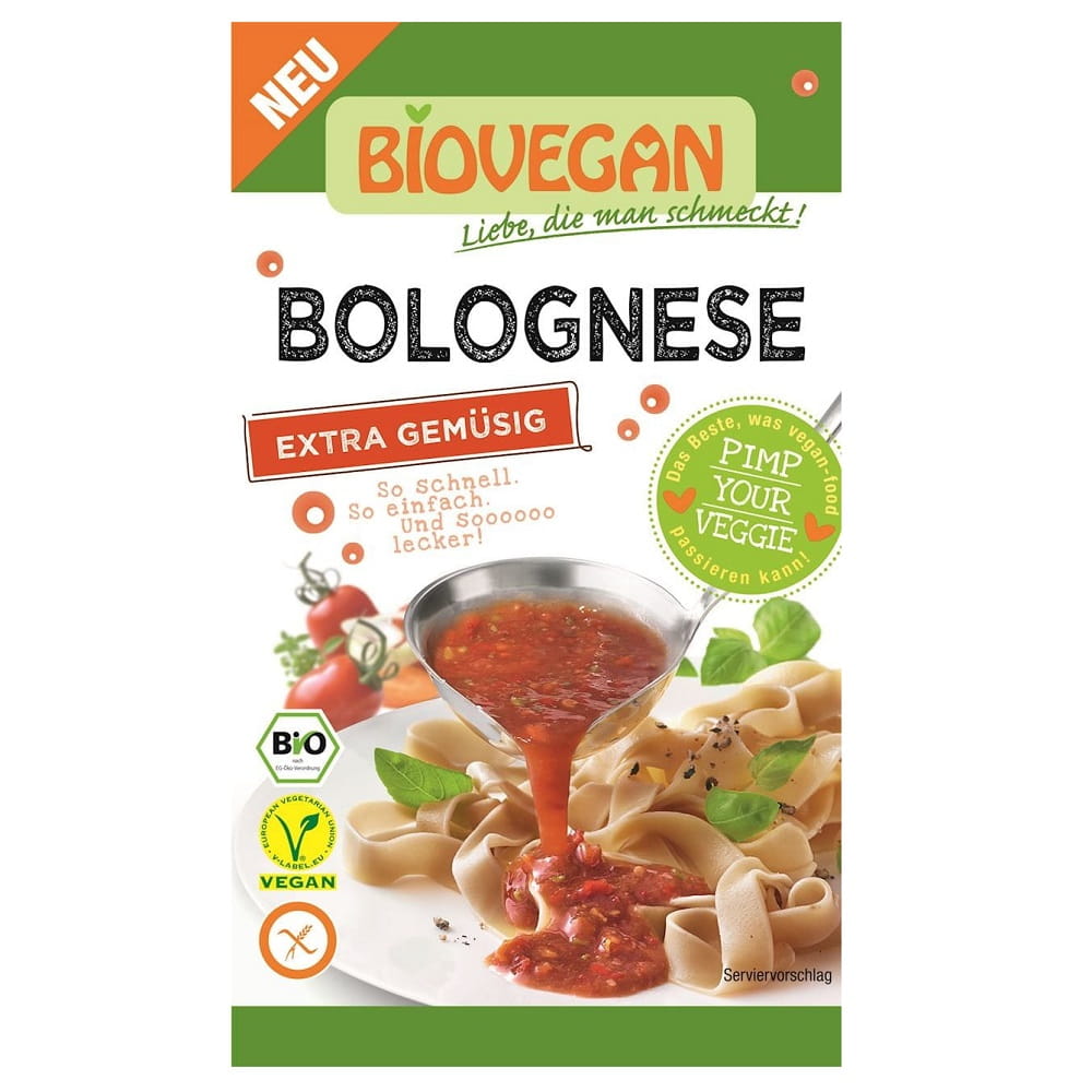 Poudre de sauce bolognaise sans gluten BIO 33 g - BIO VEGAN