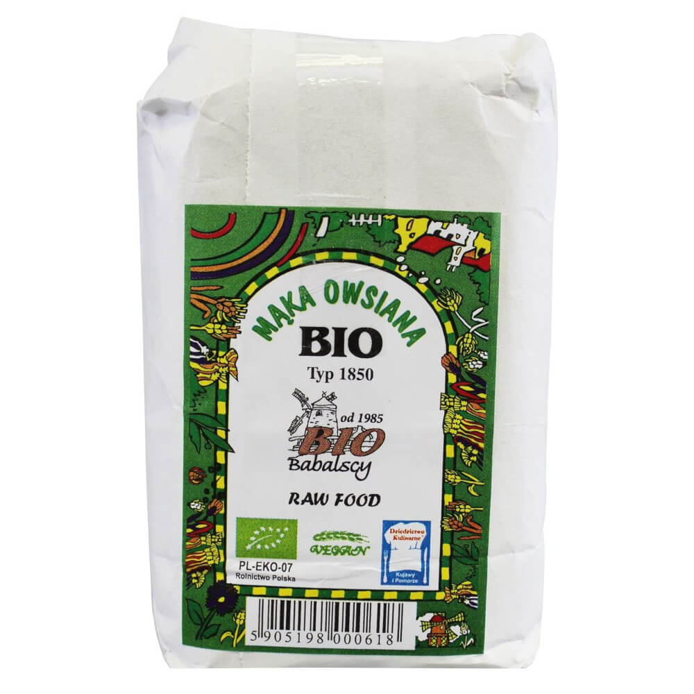 Farine complète d'avoine type 1850 BIO 500 g - BABALSCY