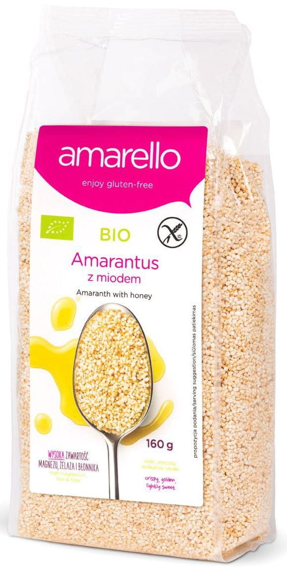 Amarante sans gluten au miel BIO 160 g - AMARELLO
