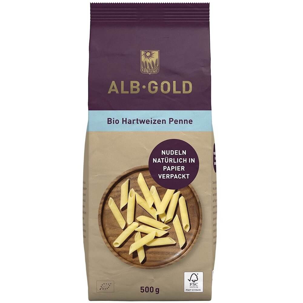 Penne (semoule) pâtes BIO 500 g - ALB GOLD