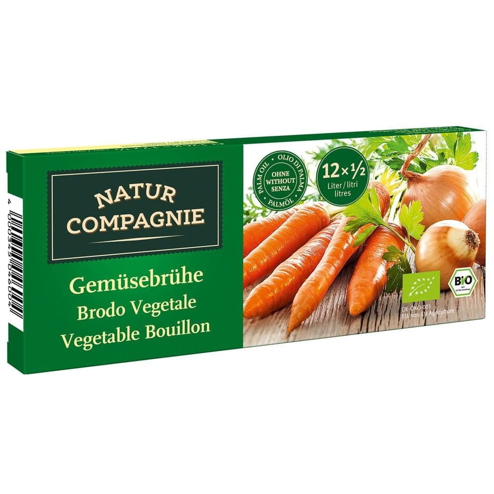 Bouillon - cubes de légumes BIO 126 g - NATUR COMPAGNIE