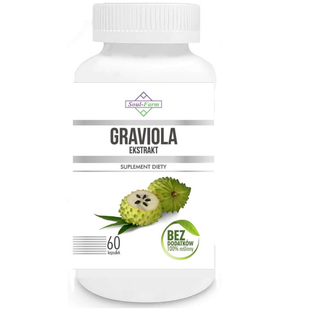 Extrait de Graviola 550mg 60 gélules - SOUL FARM
