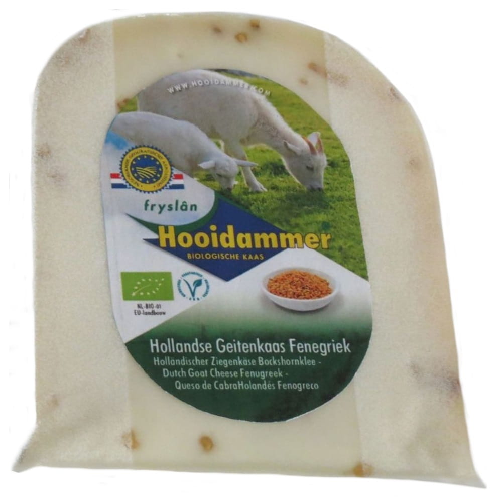Fromage de chèvre affiné au fenugrec 50% de matière grasse BIO 200 g - HOOIDAMMER