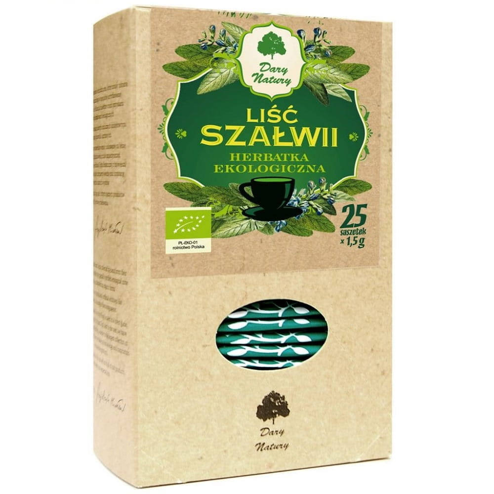 Tisane aux feuilles de sauge BIO (25 x 15 g) - CADEAUX DE LA NATURE