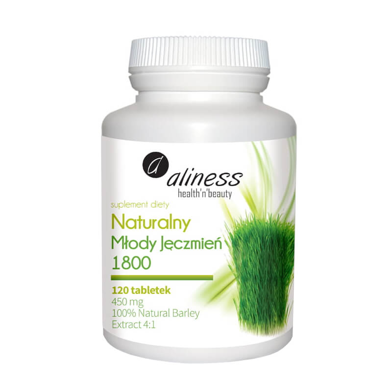 Jeune orge 1800 jus en poudre 450mg extrait 4:1 120 comprimés ALIESS