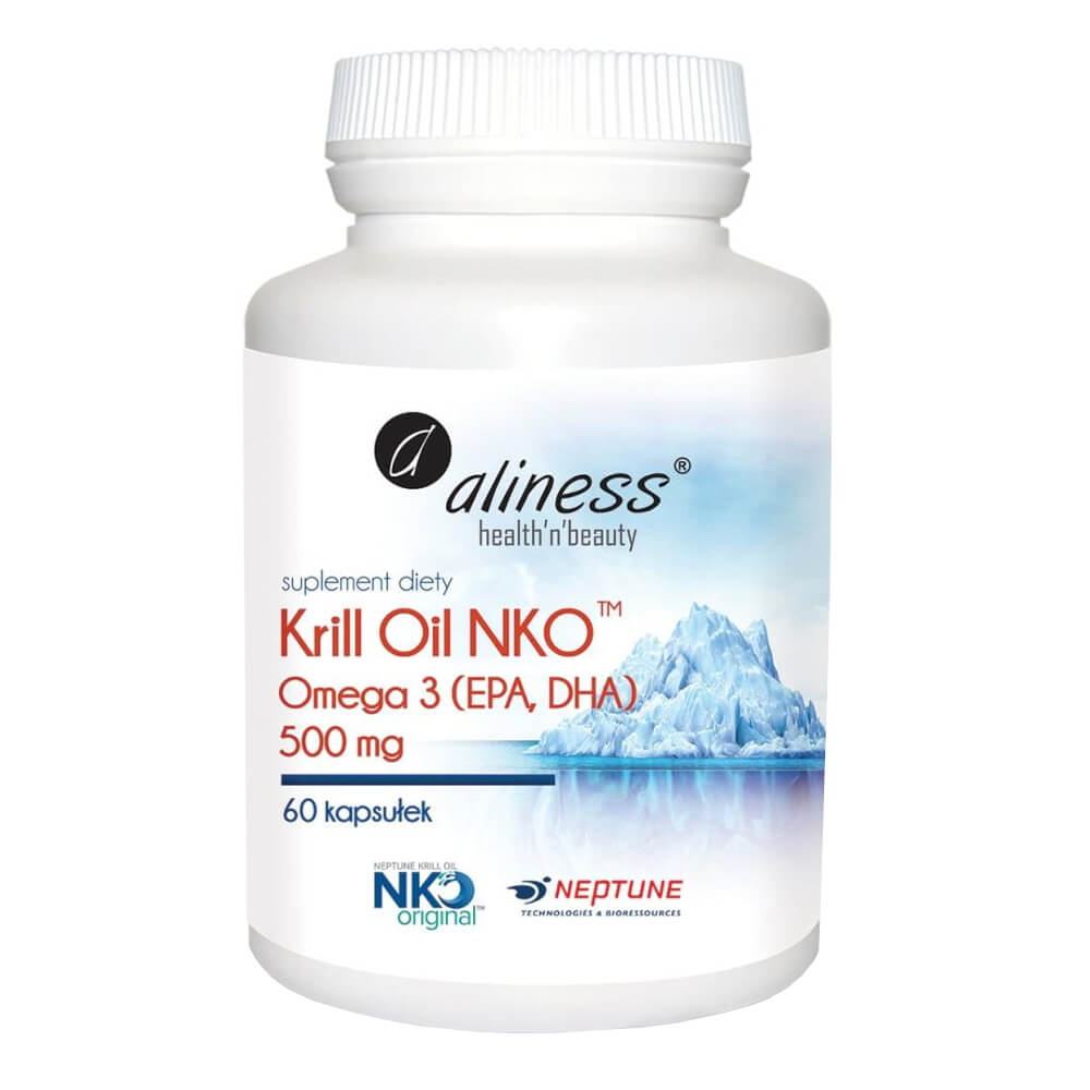 Huile de krill OMEGA 3 huile de krill nko 500mg 60 gélules ALINESS