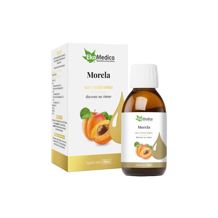 Huile de noyau d'abricot pressée à froid 100ml EKAMEDICA
