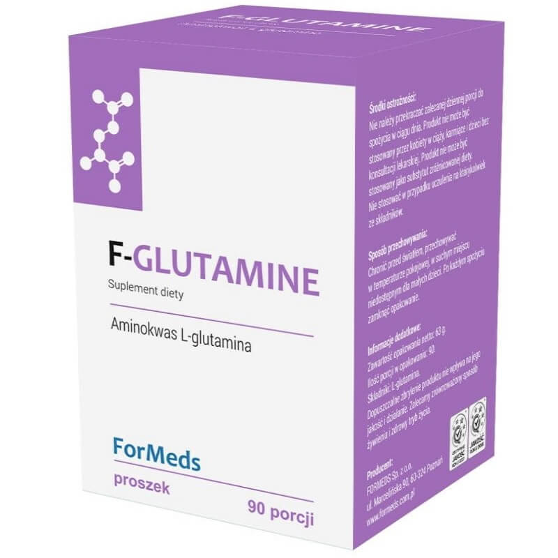 F - glutamine L - glutamine 700mg 90 portions 63g FORMEDS