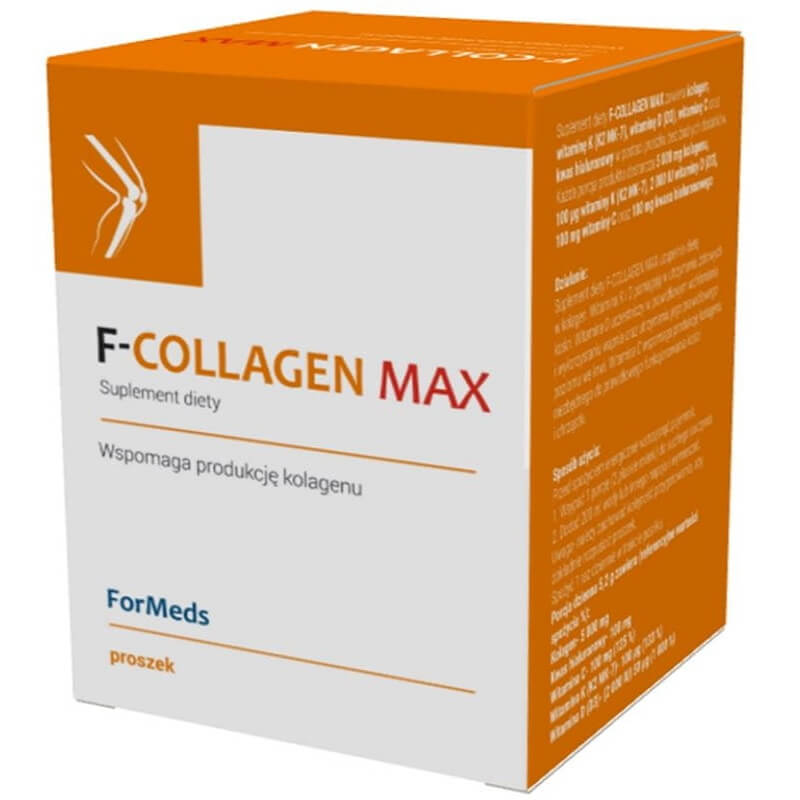 F - collagène max collagène + acide hyaluronique + vitamine C + k2D3 30 portions 156g FORMEDS