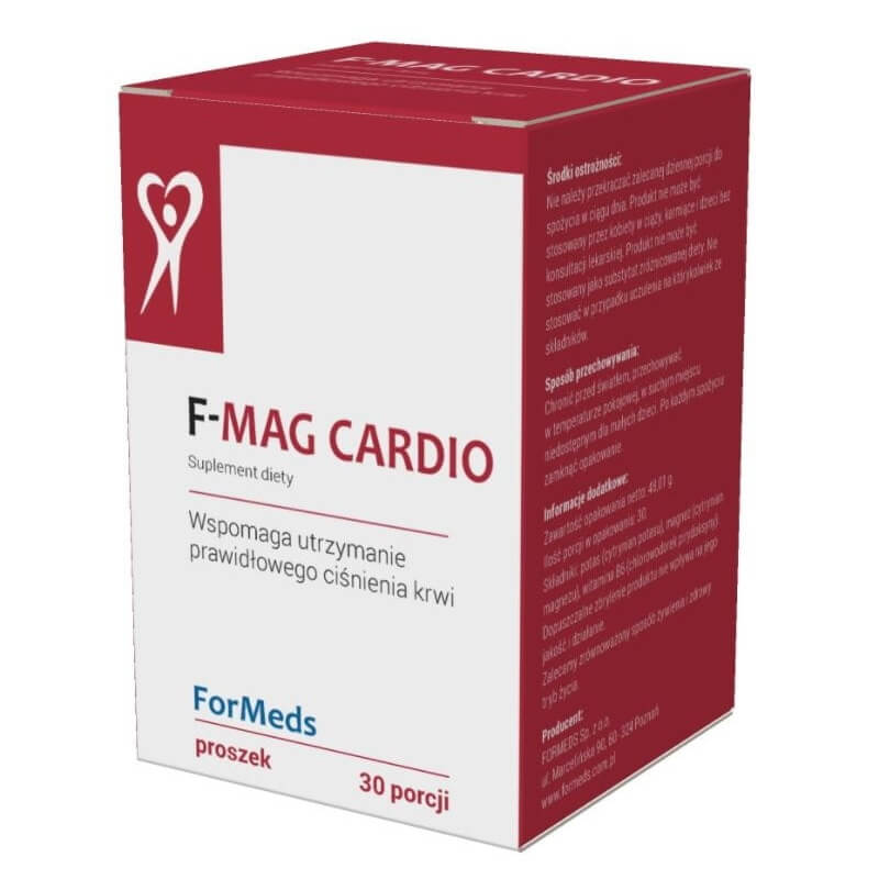 F-mag cardio magnésium 170mg + potassium 300mg + vitamine B6 14mg 30 portions 57g FORMEDS