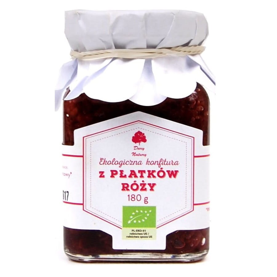 Confiture de pétales de rose BIO 180 g - CADEAUX DE LA NATURE