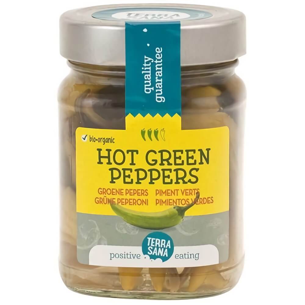 Poivrons verts épicés BIO 230 g - TERRASANA