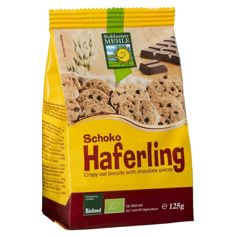 Biscuits chocolat avoine BIO 125 g - BOHLSENER MUEHLE