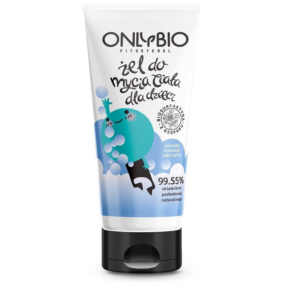 Gel nettoyant pour le corps pour les enfants de plus de 3 ans Tube de 200 ml - UNIQUEMENT BIO