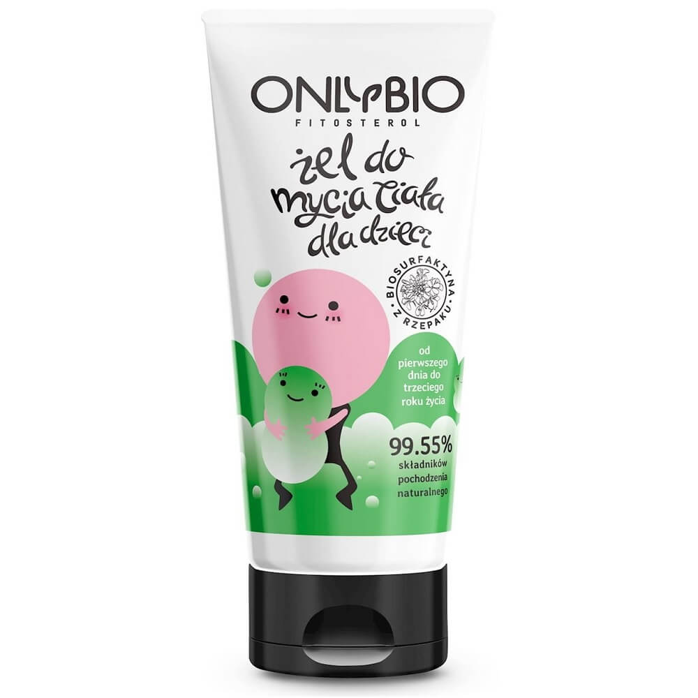 Gel douche corps enfant des premiers jours à 3 ans Tube 200 ml - UNIQUEMENT BIO