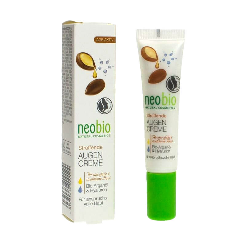 Crème contour des yeux à l'huile d'argan et à l'acide hyaluronique EKO 15 ml - NEOBIO