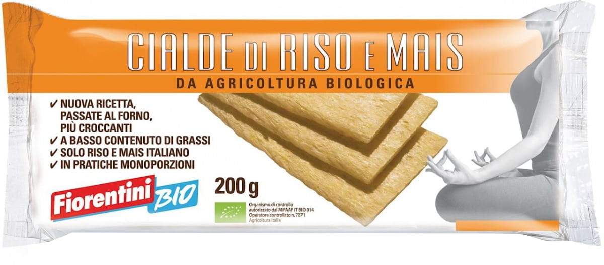 Pain croustillant riz et maïs sans gluten BIO 200 g - FIORENTINI