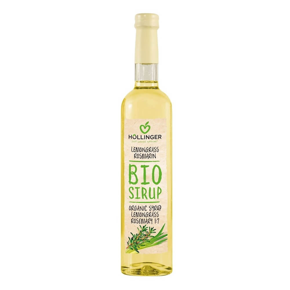 Sirop citronnelle - romarin BIO 500 ml - HOLLINGER