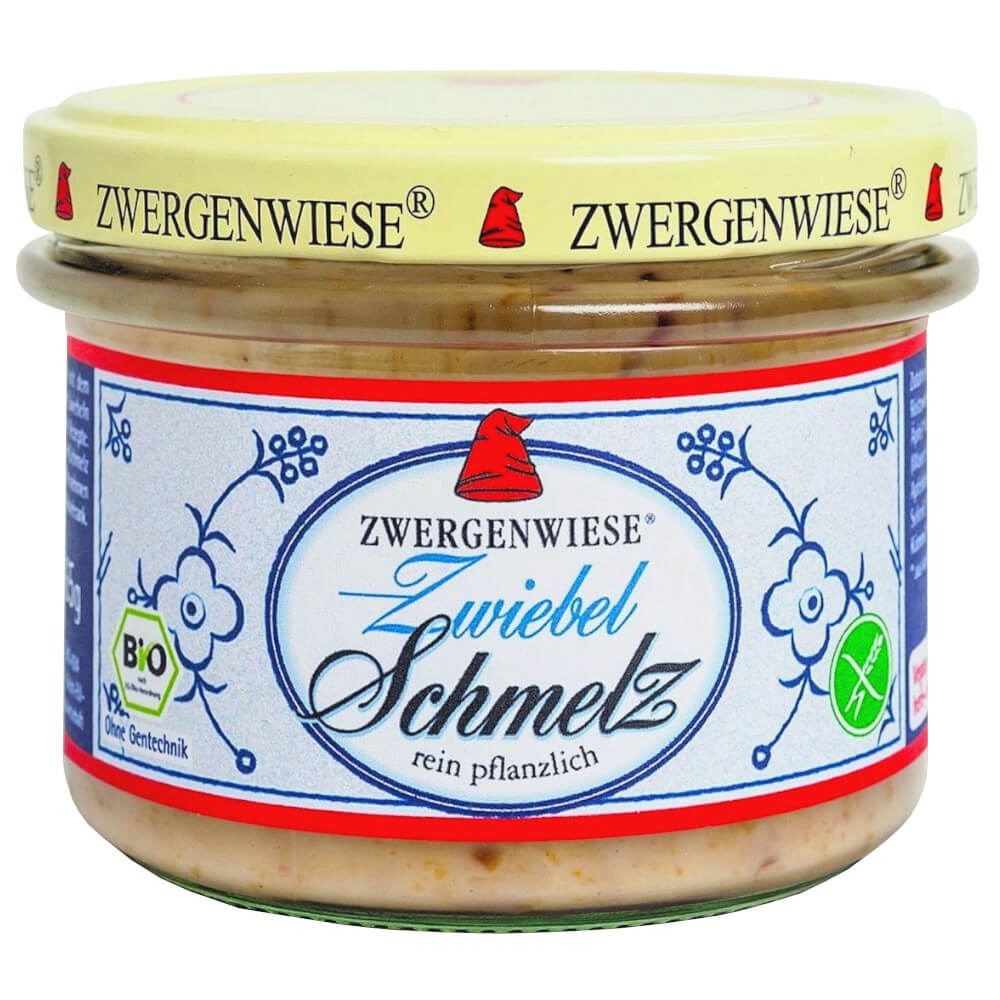 Lard végétarien à l'oignon sans gluten BIO 165 g - ZWERGENWIESE