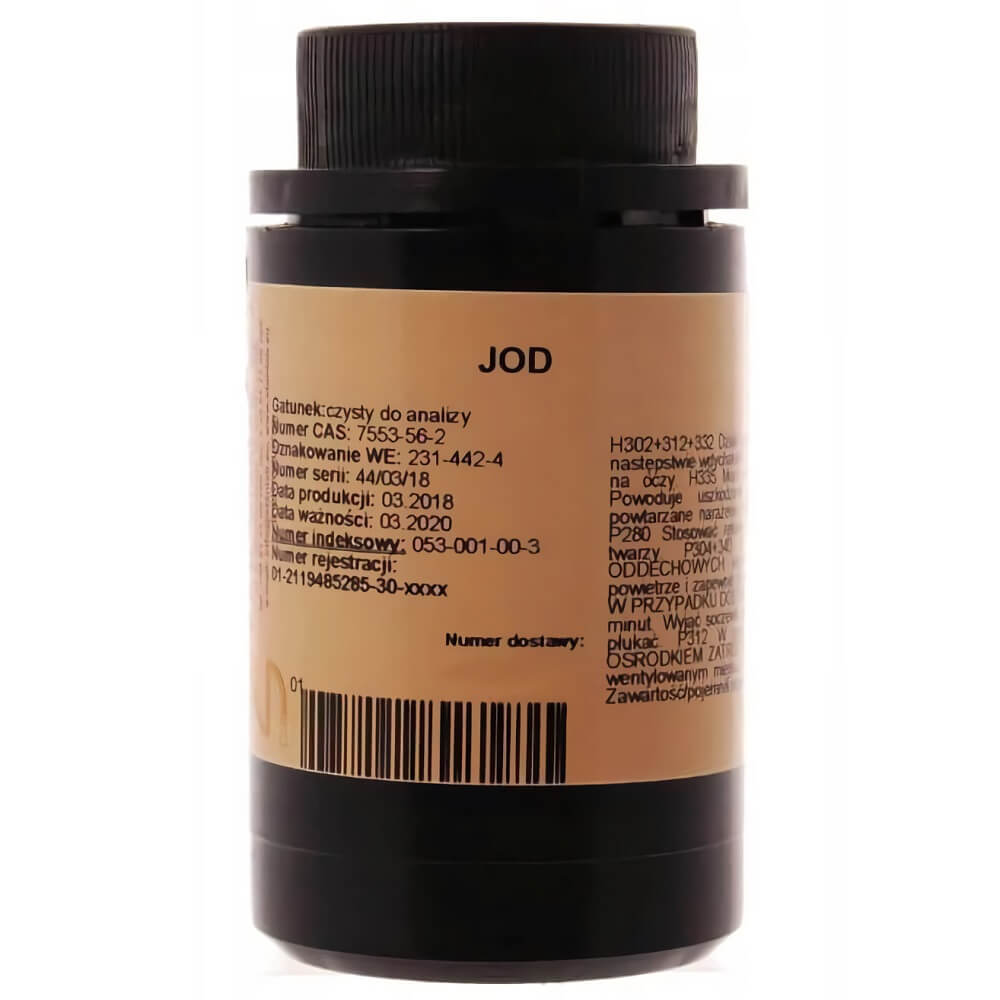 L'iode est dans 250g STANLAB