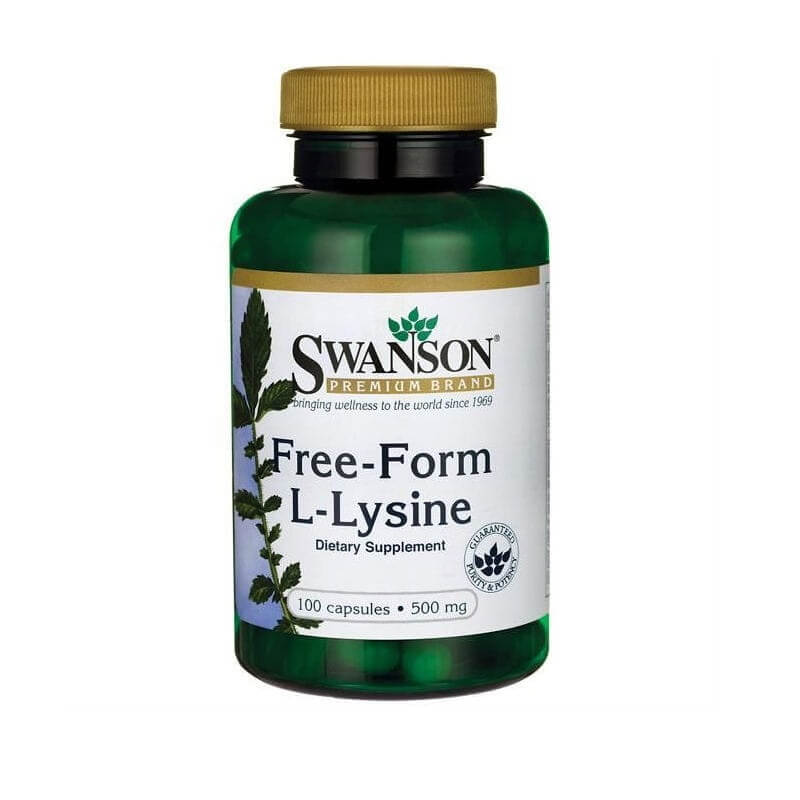 L - sans lysine - forme L - lysine 500mg 300 gélules de SWANSON