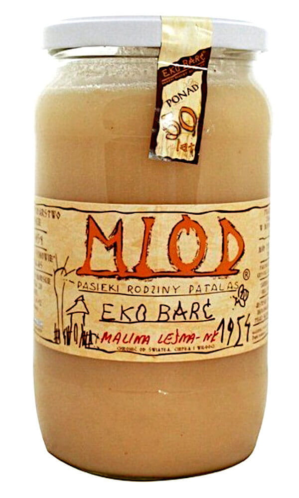 Miel de framboise des bois BIO 1 kg - ECO - BARĆ